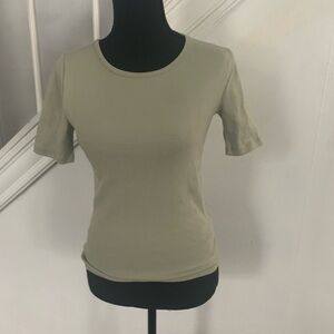 J Crew Perfect Fit Olive Green Women's Top